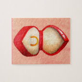 Stijl Verloving Ring Jigzaag Puzzle Legpuzzel (Horizontaal)