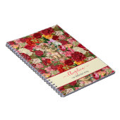  Stijl Victoriaans Cherub en Rozen Notitieboek (Rechterzijde)