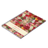  Stijl Victoriaans Cherub en Rozen Notitieboek (Linkerzijde)