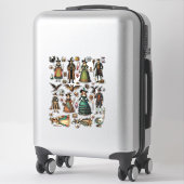 Stijl Victoriaans heksen warlocks kunst Sticker (Koffer)