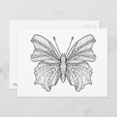 Stijl Vlinder 3 Briefkaart (Voorkant / Achterkant)