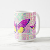 stijl vlinder kunst Mok Cup (Voorkant rechts)