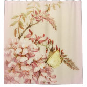  stijl vlinderbloemen douchegordijn (Voorkant)