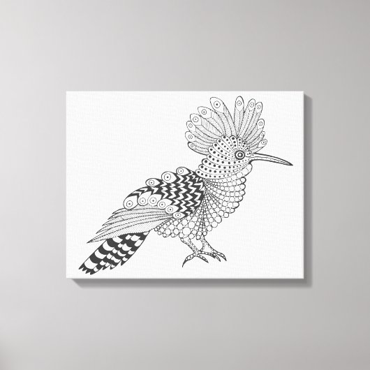 Stijl Vogel 6 Canvas Afdruk (Voorkant)