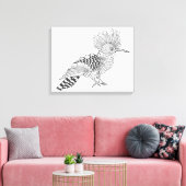 Stijl Vogel 6 Canvas Afdruk (Insitu (Woonkamer))
