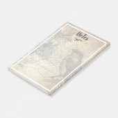  stijl vogelillustratie post-it® notes (Schuin)