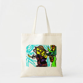 Stijl vogelverschrikker tote bag
