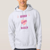 Stijl: Volwassenen Pullover Hoodie (Ash Vivid) (Voorkant)