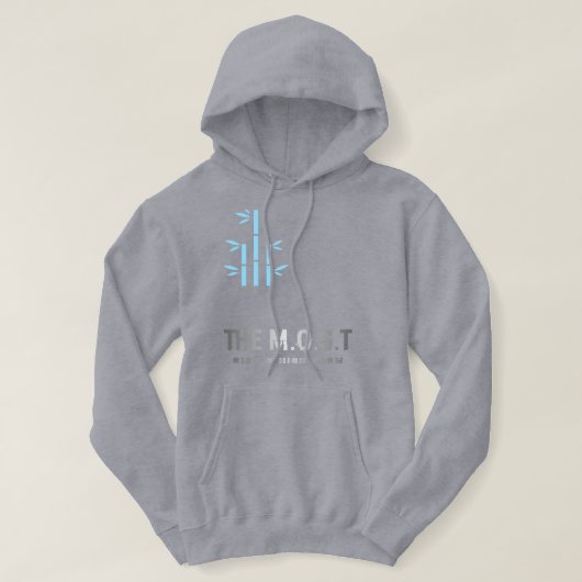 Stijl: Volwassenen Pullover Hoodie (Grijs Levendig (Design voorkant)