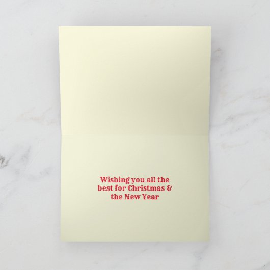  stijl voor vrolijk kerstfeest kaart (Binnen)