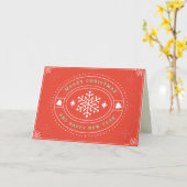  stijl voor vrolijk kerstfeest kaart (Gele Bloem)