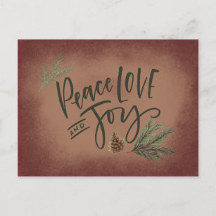  stijl Vredesliefde en feestdag Briefkaart