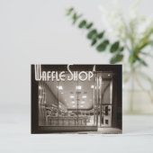 stijl "Waffle Shop" Briefkaart (Staand voorkant)