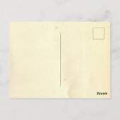 stijl "Waffle Shop" Briefkaart (Achterkant)