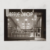 stijl "Waffle Shop" Briefkaart (Voorkant)
