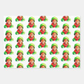  stijl Waterverf Kinderen Kerstmis Inpakpapier Vel (Voorkant 3)