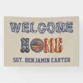  stijl Welkom thuisleger marine Spandoek (Horizontaal)