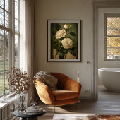  stijl White Gardenia Art - Downloadbaar Poster
