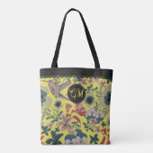  stijl William Morris Botanical Hummingbird Tote Bag (Achterkant)