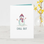  stijl winterkerst kaart (Gele Bloem)