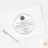  Stijl Wit Cosmetica Jar Label met logo (Envelop)