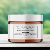  stijl witte cosmetica pot label