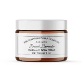  stijl witte cosmetica pot label