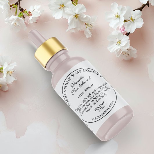  stijl witte druppelaar flesetiket etiket