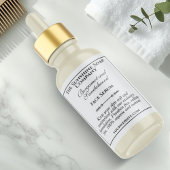  stijl witte druppelaar flesetiket etiket