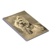  stijl Yorkshire Terrier Spiral Notitieboek (Rechterzijde)