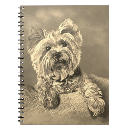  stijl Yorkshire Terrier Spiral Notitieboek (Voorkant)