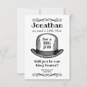  stijl zal je mijn Ring Bearer zijn Kaart (Voorkant)