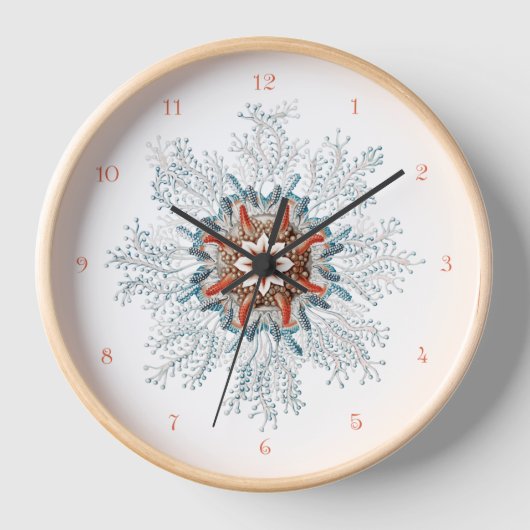 stijl zeeleven Wall Clock (Voorkant)