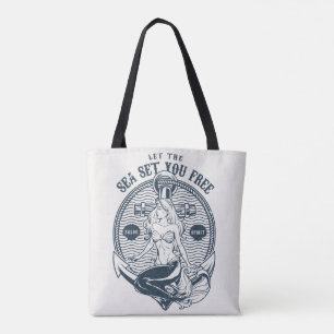  stijl Zeemeermin Tote Bag