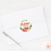  stijl Zelfgemaakte Tomaat Ketchup blikken Ronde Sticker (Envelop)
