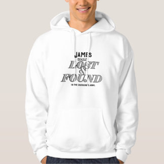  Stijl Zwart-wit Type met Naam Hoodie