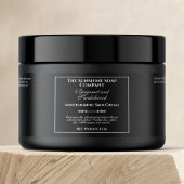  stijl zwarte cosmetica pot label waterfles etiket