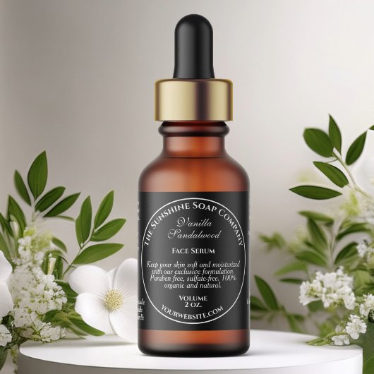  stijl zwarte druppelaar flesetiket etiket