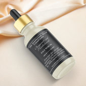  stijl zwarte druppelaar flesetiket etiket