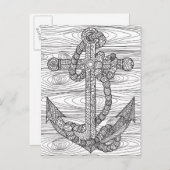 Stijlankerpunt en -helling briefkaart (Voorkant / Achterkant)