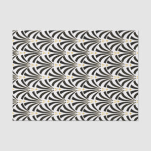 stijlartikelen uit de jaren 1920, zwart-witventil tissuepapier