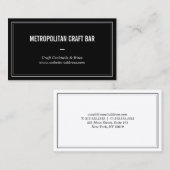  stijlbalk, Restaurant Visitekaartje (Voorkant / Achterkant)