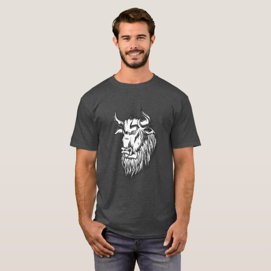 stijlbalk zijprofiel t-shirt (Voorkant volledig)