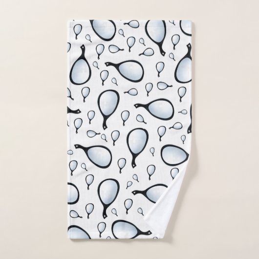 Stijlbalken voor handdoekjes met handspiegel bad handdoek (Handdoek)