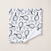 Stijlbalken voor handdoekjes met handspiegel bad handdoek (Wasdoekje)