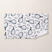 Stijlbalken voor handdoekjes met handspiegel bad handdoek (Handdoek)