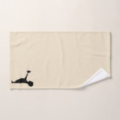 Stijlbeige achtergrond baby bad handdoek (Handdoek)