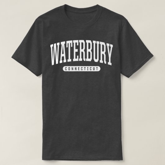 Stijlbereik van de Waterbury Connecticut Vacation  T-shirt (Design voorkant)