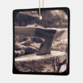  stijlbijl keramisch ornament (Links)