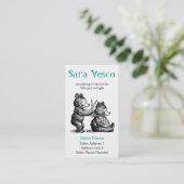 Stijlbiz-kaart - kappersapparaat voor kinderen afsprakenkaartje (Staand voorkant)